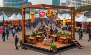 Módulo publicitario funcional para ferias: Impacta con presencia y practicidad - SUMA PUBLICIDAD